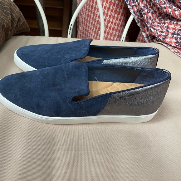 BIRDIES Swift Slip-on Sneaker In Night Sky Suede Size 8.5 - Picture 4 of 8